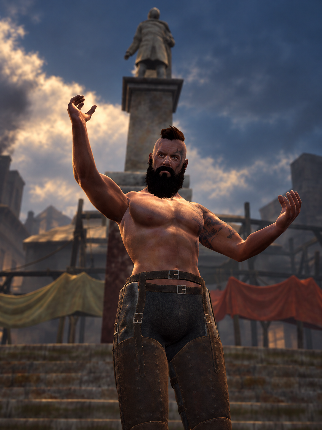 UncleMuscle in armor